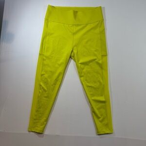 Adidas Ivy Park x Peloton Power Tights Women’s XL Shock Lime Yoga Gym